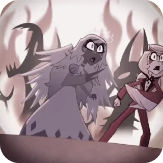 🌟 emoji БОЛЬШЕ ⇨ @CLOOBHUB ЭМИЛИ ЛИШЬ ХАЗБИН HAZBIN HOTEL Telegram sticker 16 of 52