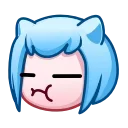 😠 emoji Nya Emoji @xkysluv Telegram sticker 12 of 40