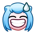 😅 emoji Nya Emoji @xkysluv Telegram sticker 2 of 40