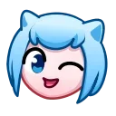 😉 emoji Nya Emoji @xkysluv Telegram sticker 7 of 40