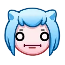 😐 emoji Nya Emoji @xkysluv Telegram sticker 19 of 40