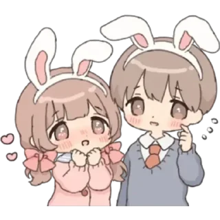 🥰 emoji ૮₍  ˶• . •˶₎ა ♡ ૮₍˶• . •˶⑅₎ა Telegram sticker 7 of 45
