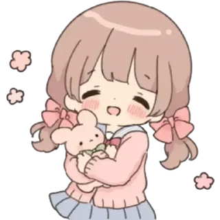 ☺️ emoji ૮₍  ˶• . •˶₎ა ♡ ૮₍˶• . •˶⑅₎ა Telegram sticker 19 of 45