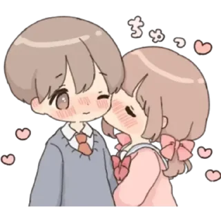 😘 emoji ૮₍  ˶• . •˶₎ა ♡ ૮₍˶• . •˶⑅₎ა Telegram sticker 23 of 45