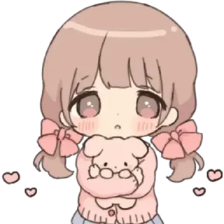 🌟 emoji ૮₍  ˶• . •˶₎ა ♡ ૮₍˶• . •˶⑅₎ა Telegram sticker 24 of 45