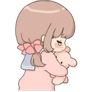 😖 emoji ૮₍  ˶• . •˶₎ა ♡ ૮₍˶• . •˶⑅₎ა Telegram sticker 21 of 45