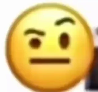 🤨 emoji @STICKRULE <- БОЛЬШЕ Telegram sticker 20 of 107