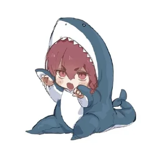 🦈 emoji 𝙆𝙪𝙧𝙤𝙣𝙖 𝙍𝙖𝙣𝙯𝙚/𝙗𝙡.@mewidvd Telegram sticker 3 of 40