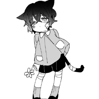 🌹 emoji Дазай Котик || БСД Telegram sticker 17 of 30