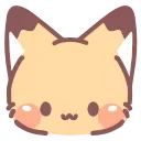 Sticker from foxes bff ➜ @kotletovvemoji