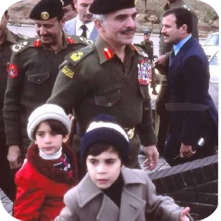 ❤ emoji King Hussein bin Talal by @Scp9211 🇮🇶 Telegram sticker 3 of 59