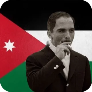 ✋ emoji King Hussein bin Talal by @Scp9211 🇮🇶 Telegram sticker 2 of 59