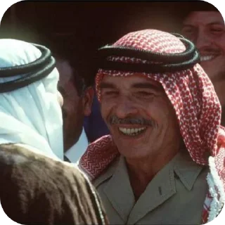 ❤ emoji King Hussein bin Talal by @Scp9211 🇮🇶 Telegram sticker 11 of 59