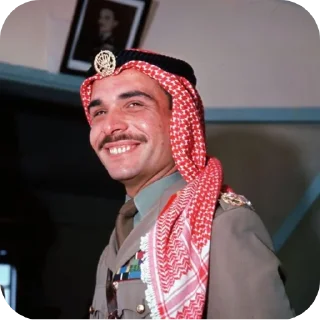 ❤ emoji King Hussein bin Talal by @Scp9211 🇮🇶 Telegram sticker 1 of 59