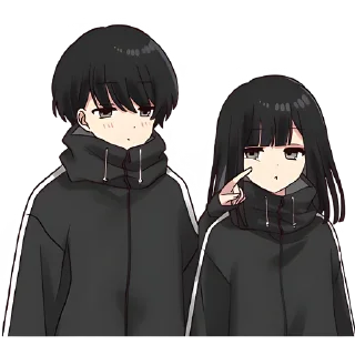 🥰 emoji Юрудура-кун (большой) @nyasticks Telegram sticker 22 of 25
