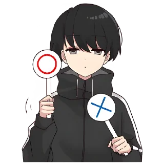 👌 emoji Юрудура-кун (большой) @nyasticks Telegram sticker 11 of 25