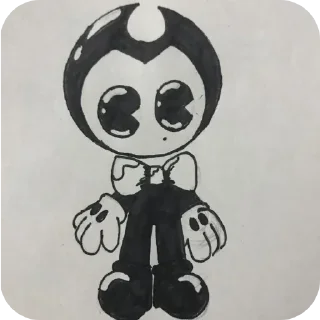 🥺 emoji БОЛЬШЕ ⇨ @CLOOBHUB БЕНДИ И ЧЕРНИЛЬНАЯ МАШИНА ТГ Telegram sticker 22 of 36