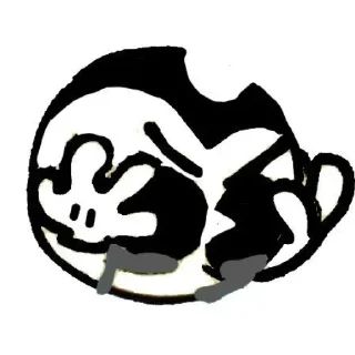 😭 emoji БОЛЬШЕ ⇨ @CLOOBHUB БЕНДИ И ЧЕРНИЛЬНАЯ МАШИНА ТГ Telegram sticker 11 of 36