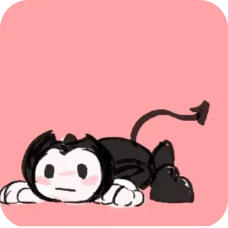 🐱 emoji БОЛЬШЕ ⇨ @CLOOBHUB БЕНДИ И ЧЕРНИЛЬНАЯ МАШИНА ТГ Telegram sticker 14 of 36
