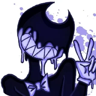 😁 emoji БОЛЬШЕ ⇨ @CLOOBHUB БЕНДИ И ЧЕРНИЛЬНАЯ МАШИНА ТГ Telegram sticker 7 of 36