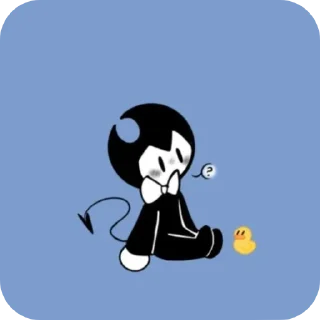 🌌 emoji БОЛЬШЕ ⇨ @CLOOBHUB БЕНДИ И ЧЕРНИЛЬНАЯ МАШИНА ТГ Telegram sticker 15 of 36