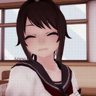 ☺️ emoji 🔪-Ayano Aishi-🔪 Telegram sticker 7 of 38