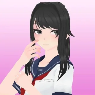☺️ emoji 🔪-Ayano Aishi-🔪 Telegram sticker 23 of 38