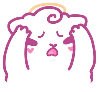 Sticker from @tgsticker Ангелок и Чертёнок без надписей