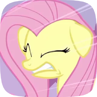 🥴 emoji Fluttershy Telegram sticker 9 of 42
