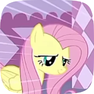🥴 emoji Fluttershy Telegram sticker 14 of 42