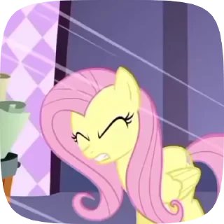 🥴 emoji Fluttershy Telegram sticker 7 of 42