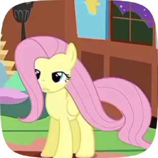 🥴 emoji Fluttershy Telegram sticker 21 of 42