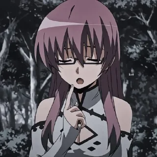 🤔 emoji akame ga kill Telegram sticker 19 of 79