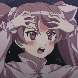 😫 emoji akame ga kill Telegram sticker 14 of 79