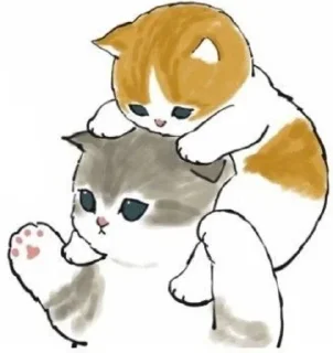 ну и конечно котики 🐱 sticker 1