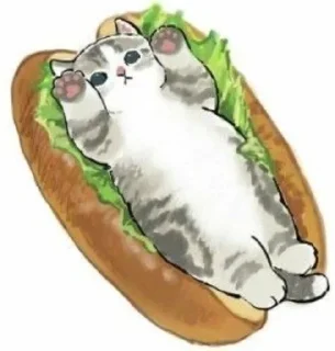 🌯 emoji ну и конечно котики 🐱 Telegram sticker 5 of 12