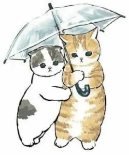 ☂ emoji ну и конечно котики 🐱 Telegram sticker 11 of 12