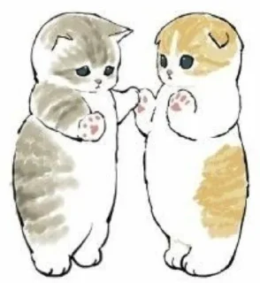 🤟 emoji ну и конечно котики 🐱 Telegram sticker 10 of 12