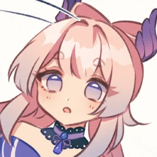 😯 emoji Kokomi by @kiyunya Telegram sticker 16 of 57