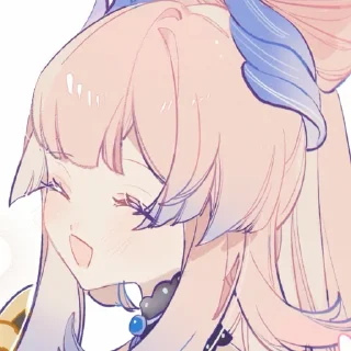 😊 emoji Kokomi by @kiyunya Telegram sticker 22 of 57