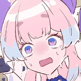 😨 emoji Kokomi by @kiyunya Telegram sticker 13 of 57