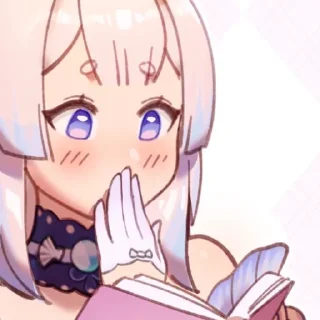😍 emoji Kokomi by @kiyunya Telegram sticker 18 of 57