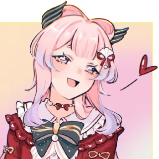 🥰 emoji Kokomi by @kiyunya Telegram sticker 9 of 57