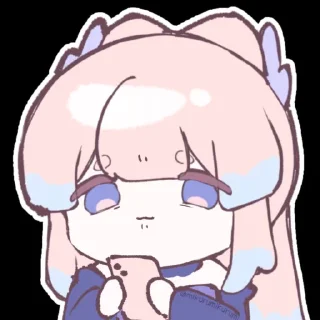 😒 emoji Kokomi by @kiyunya Telegram sticker 17 of 57