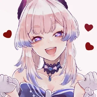 🥰 emoji Kokomi by @kiyunya Telegram sticker 19 of 57