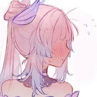 😳 emoji Kokomi by @kiyunya Telegram sticker 11 of 57
