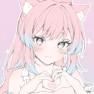 🫶 emoji Kokomi by @kiyunya Telegram sticker 10 of 57