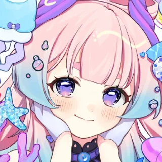 ☺️ emoji Kokomi by @kiyunya Telegram sticker 6 of 57