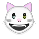 Sticker from White cat emoji