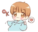 Sticker from Sticker of a boy and a girl